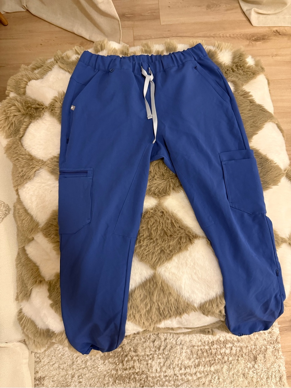 Women’s 20 pocket Fig Scrub Pants - Blue